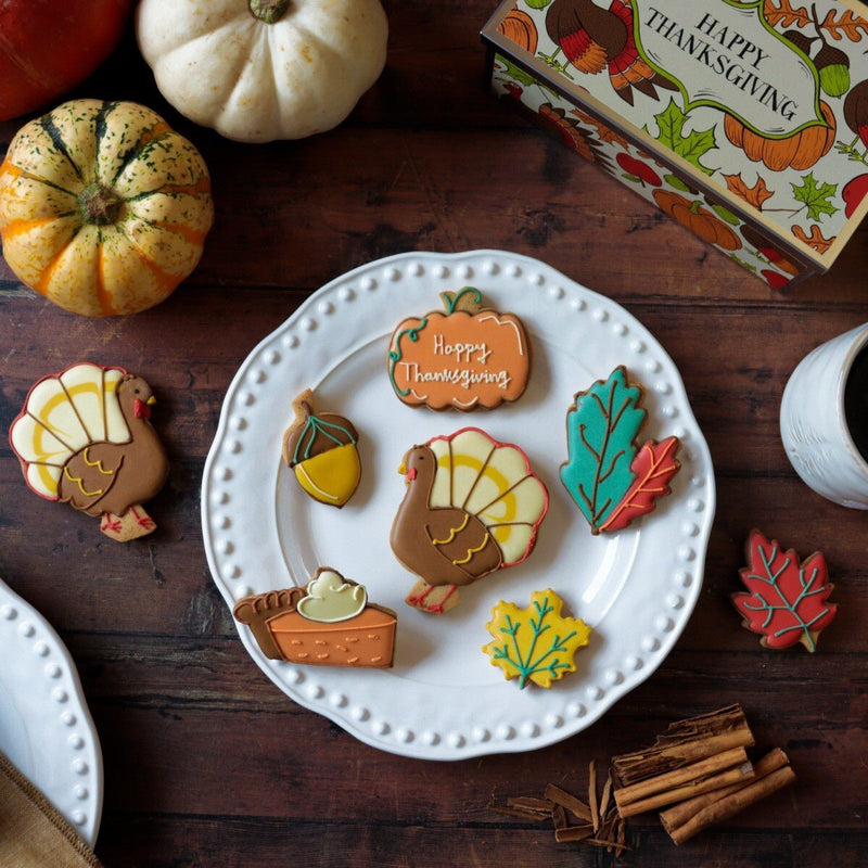 Thanksgiving Letterbox Biscuits - Biscuiteers