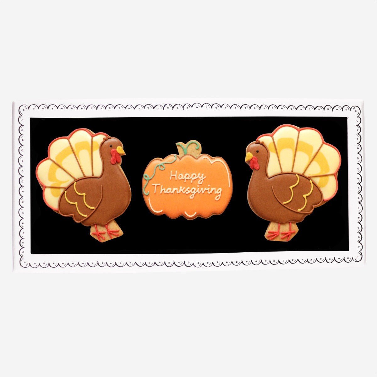 Thanksgiving Letterbox Biscuits - Biscuiteers