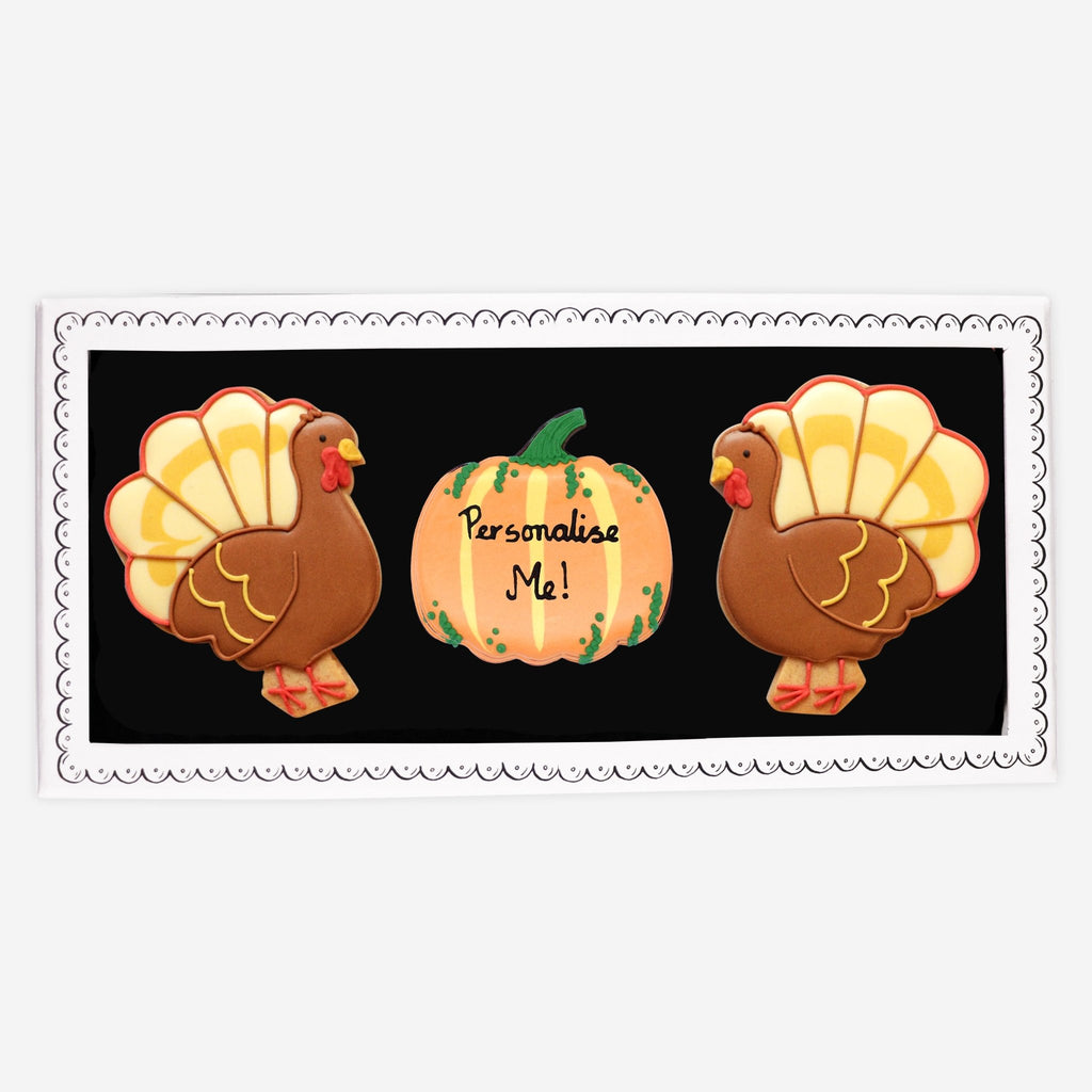 Thanksgiving Letterbox Biscuits - Biscuiteers