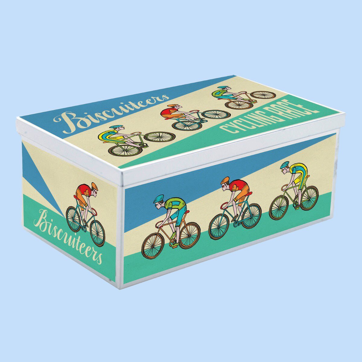 The Bike Race Biscuit Tin - Biscuiteers