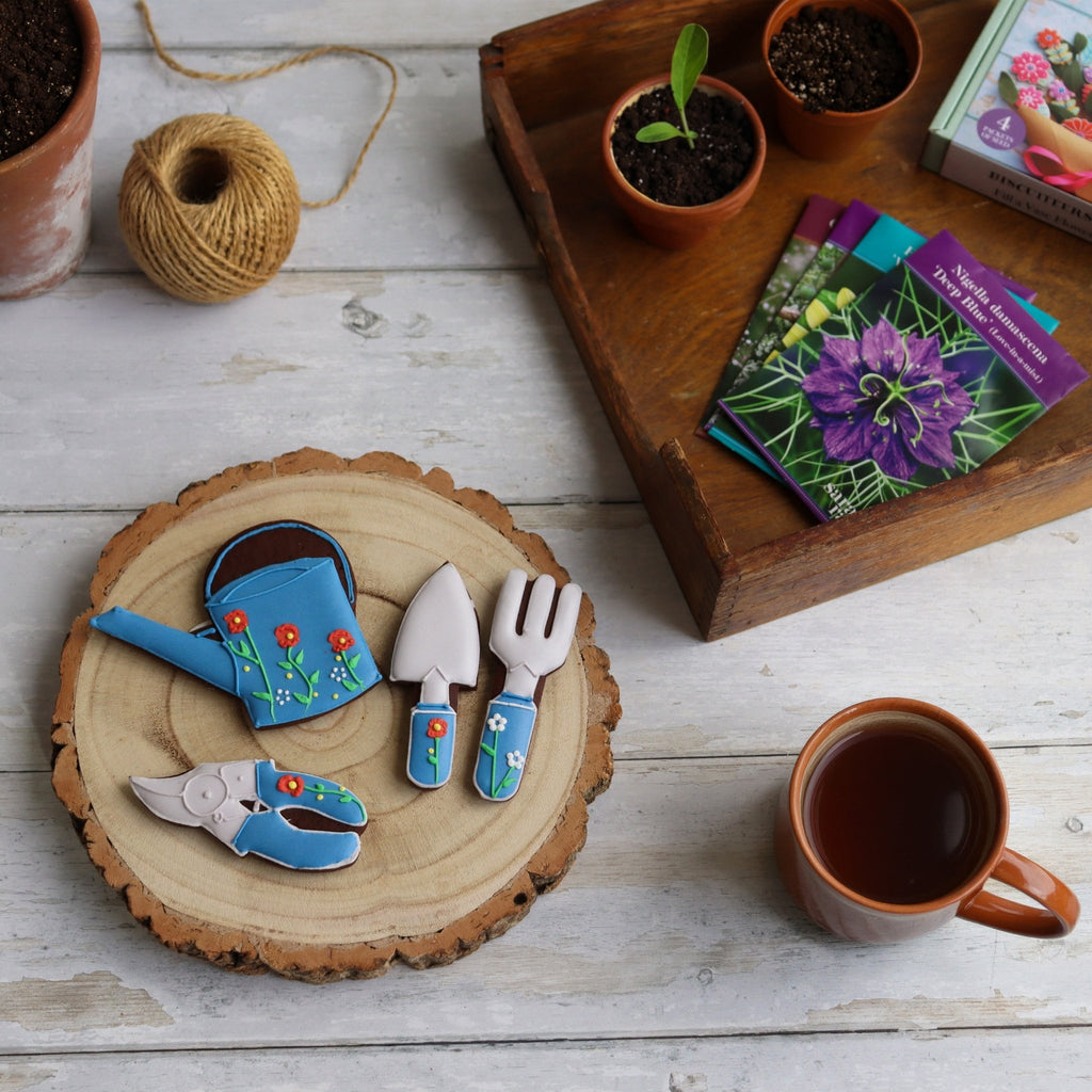 The Budding Gardener Mini Gift Box - Biscuiteers