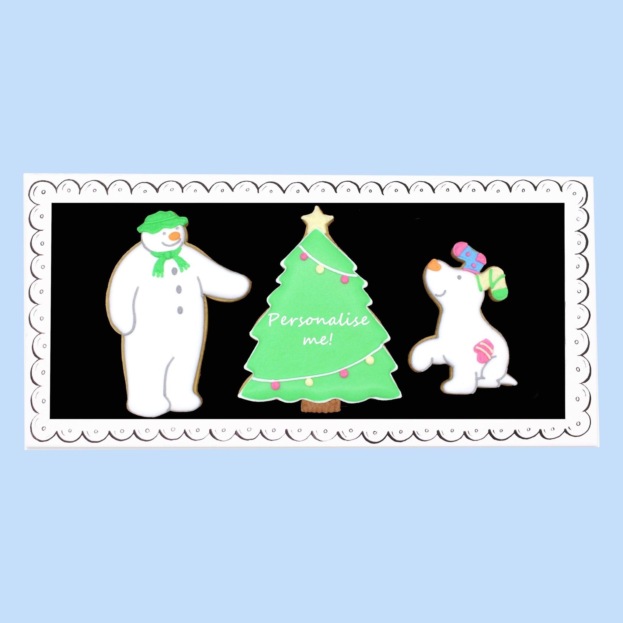The Snowman™ Letterbox Biscuits - Biscuiteers