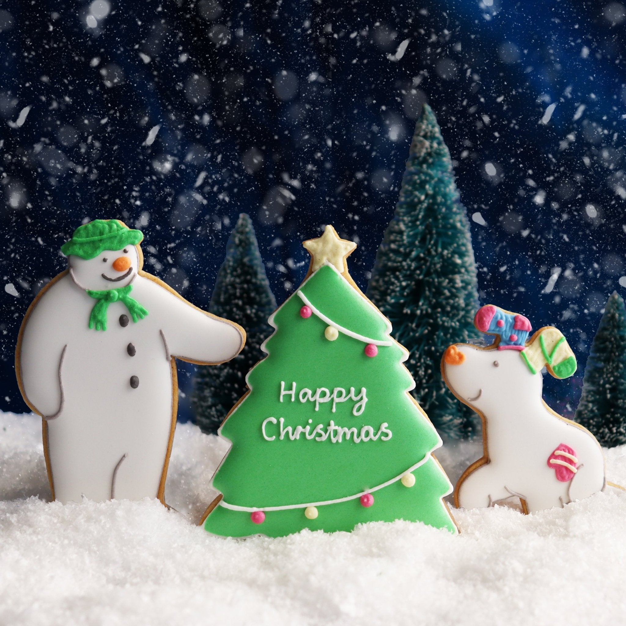 The Snowman™ Letterbox Biscuits - Biscuiteers