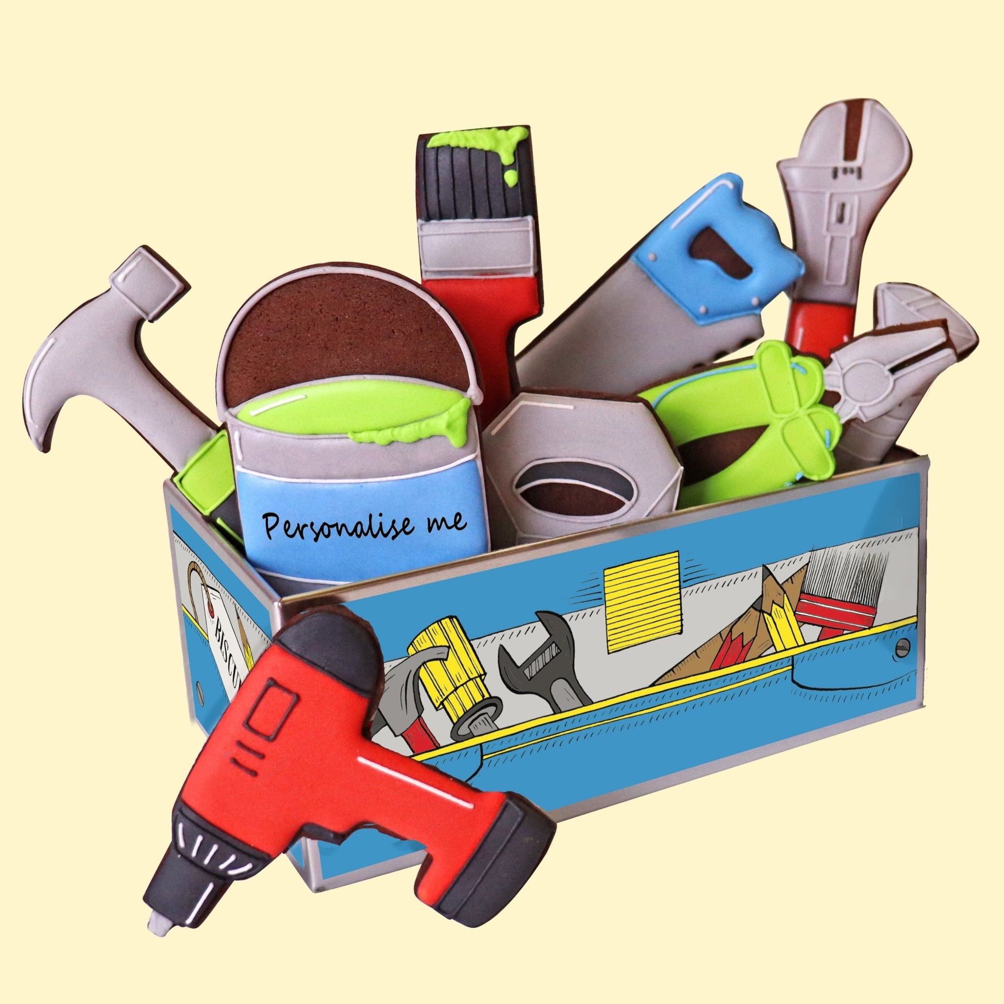 Tool Kit Biscuit Tin - Biscuiteers