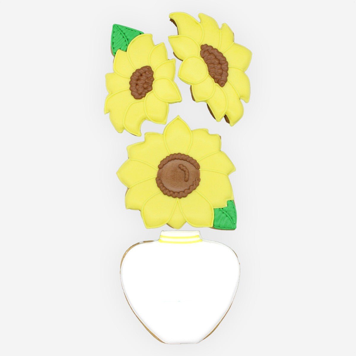 Vase Of Sunflowers Letterbox Biscuits - Biscuiteers