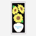 Vase Of Sunflowers Letterbox Biscuits - Biscuiteers