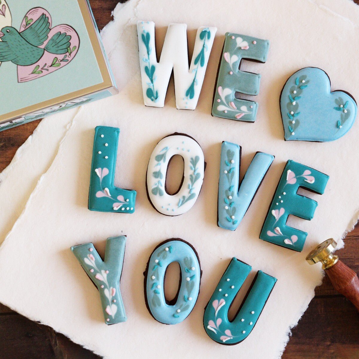 We Love You Biscuit Tin - Biscuiteers