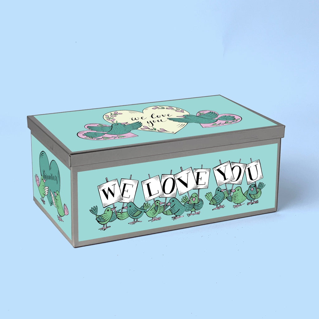 We Love You Biscuit Tin - Biscuiteers