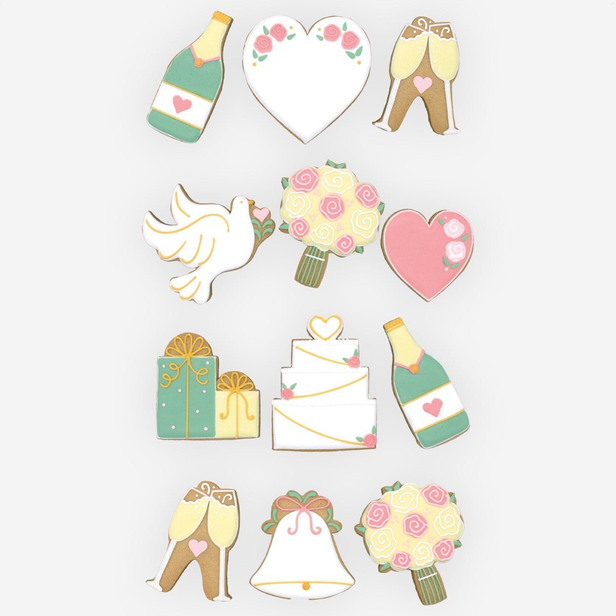 Wedding Bells Luxe Biscuit Tin - Biscuiteers