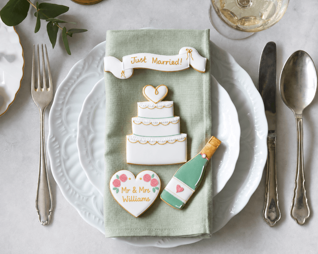 Wedding Bells Luxe Biscuit Tin - Biscuiteers