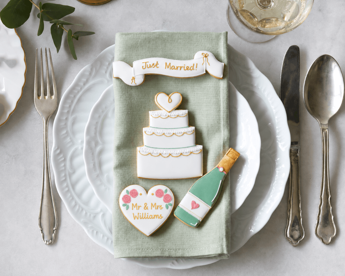 Wedding Bells Luxe Biscuit Tin - Biscuiteers