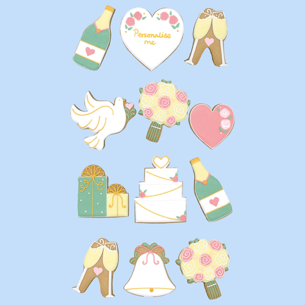 Wedding Bells Luxe Biscuit Tin - Biscuiteers