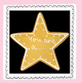 You Are A Star Letterbox Biscuit - Biscuiteers