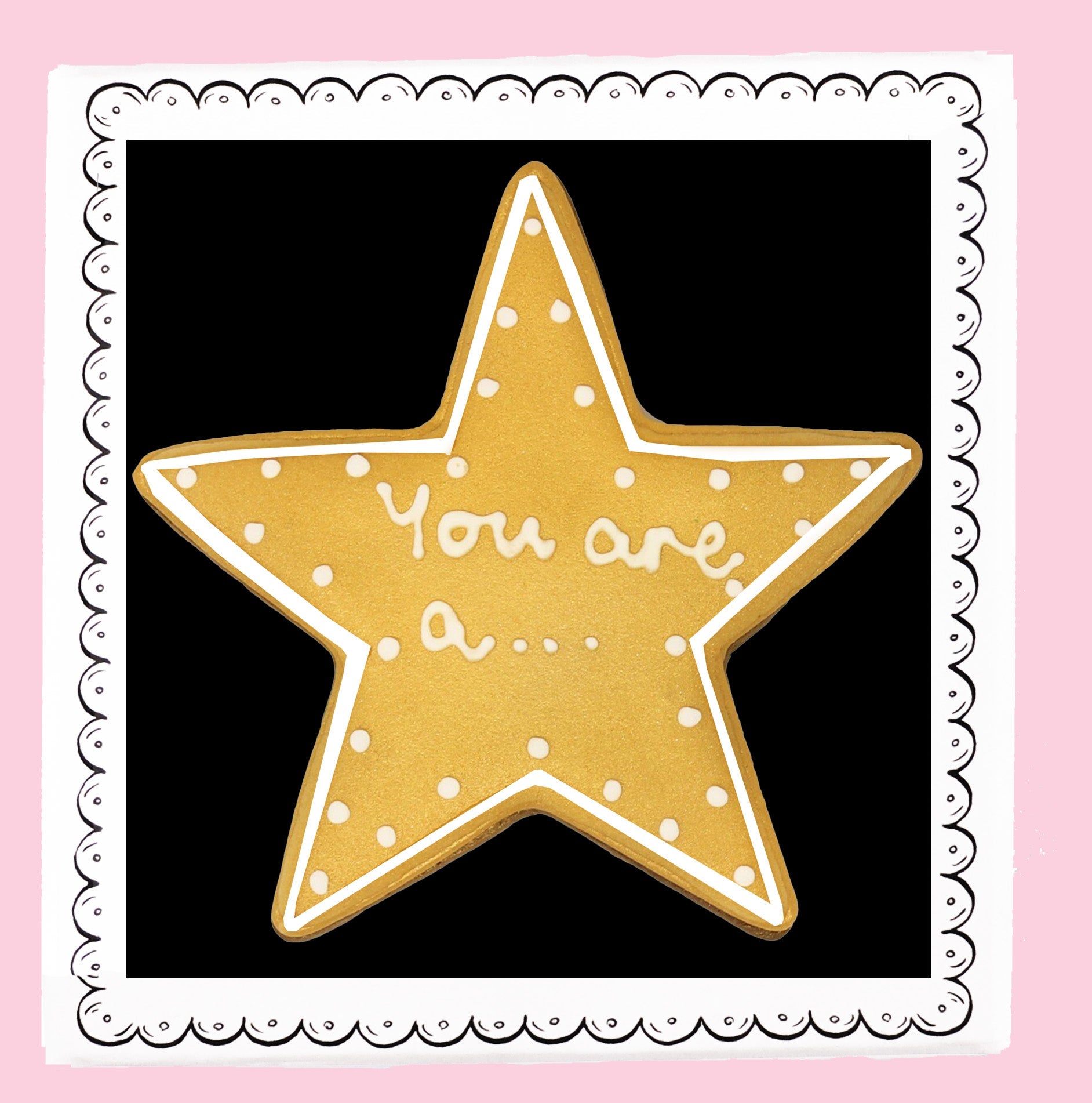 You Are A Star Letterbox Biscuit - Biscuiteers