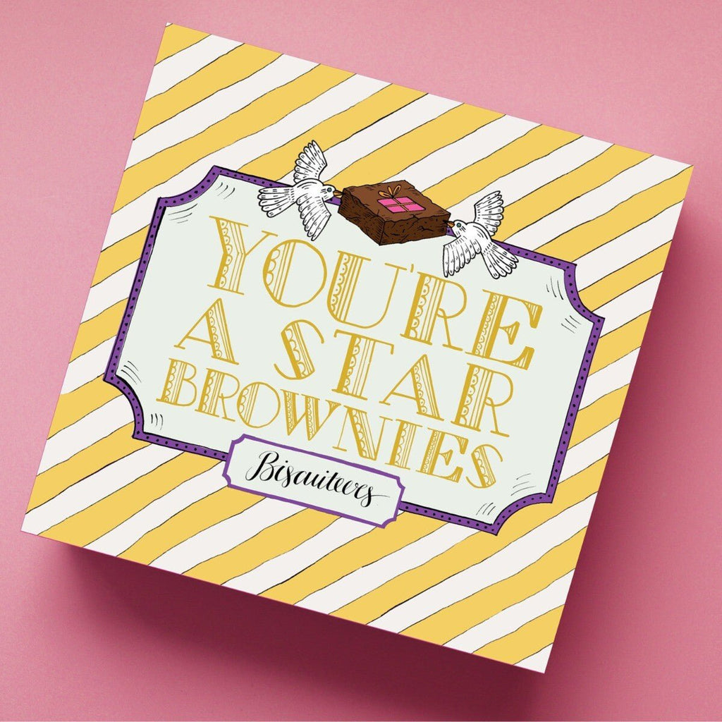 You're A Star Brownies - Biscuiteers