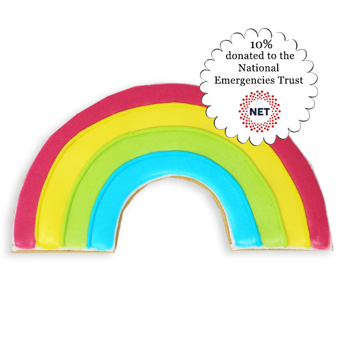 Rainbow Letterbox Biscuit